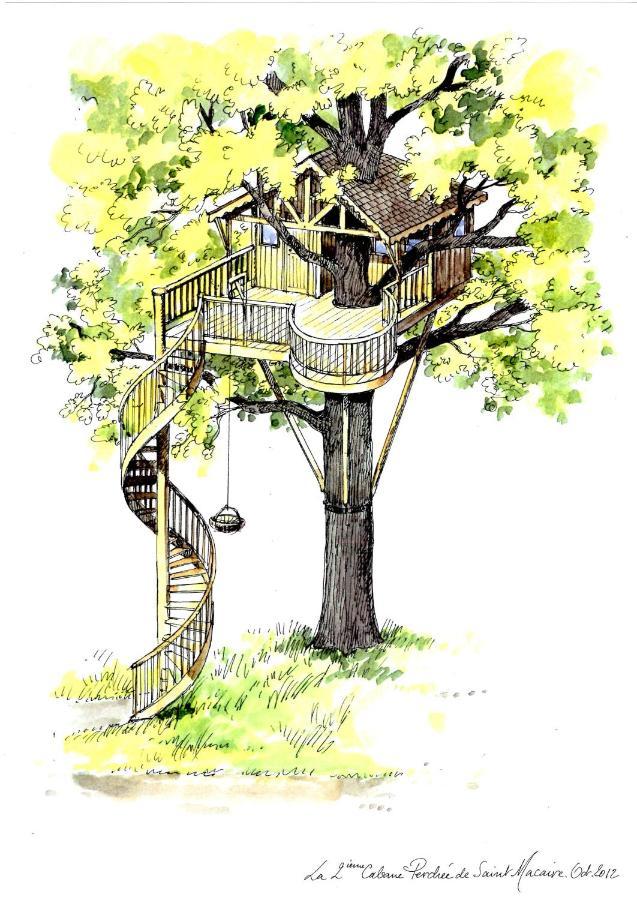 Cabanes Et Studios A La Bernardiere Sevremoine Exteriör bild